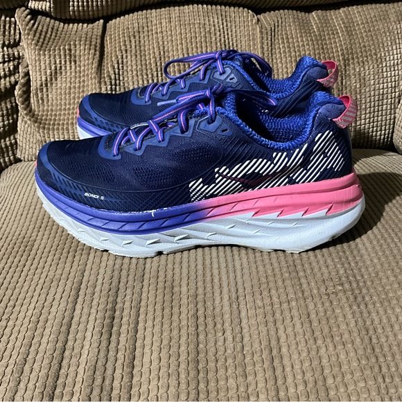 HOKA ONE ONE BINDI 5 Shoes - HOKA ONE ONE BONDI 5 WOMENS SIZE 8 ,BLUE